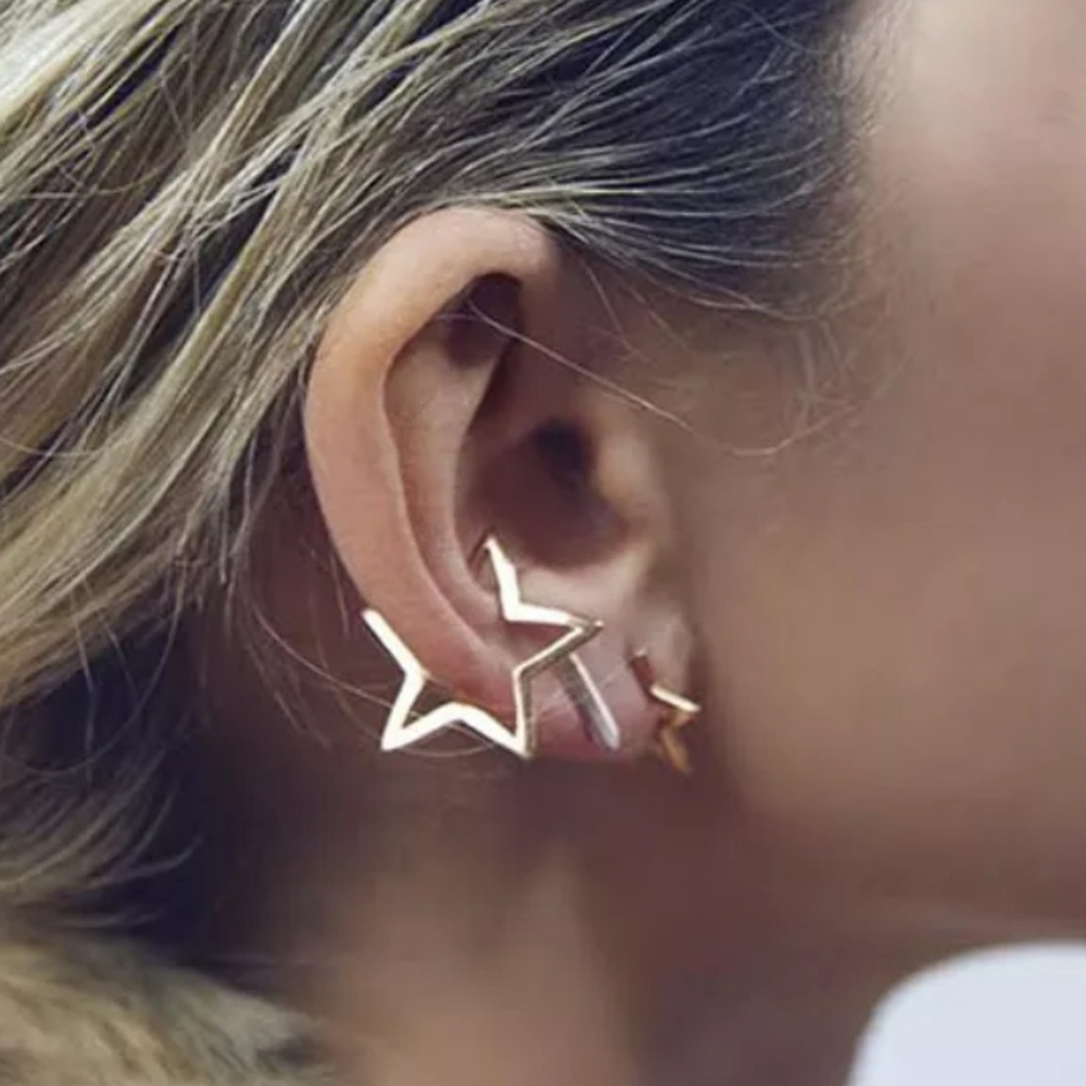 Star Ear Cuffs 3 Pack